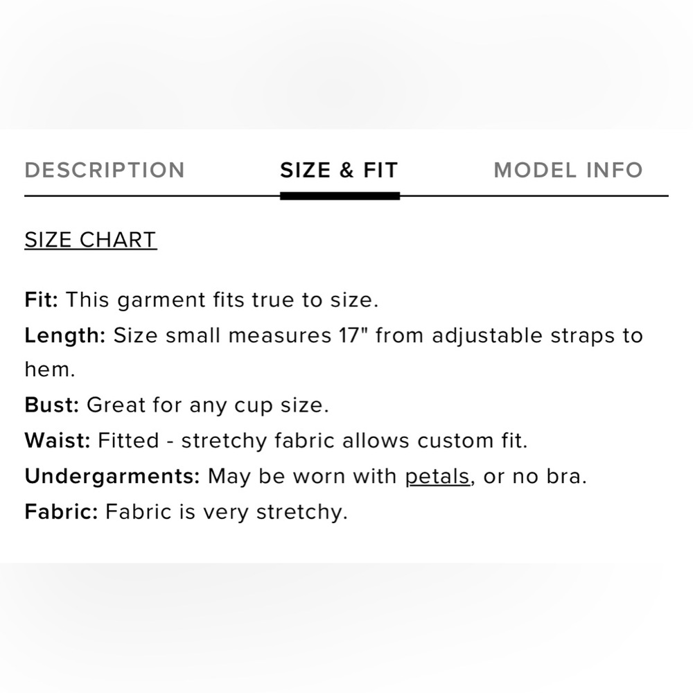 Lulu’s black spaghetti strap tank w/ruched front. Small. Adjustable straps. - Picture 4 of 10